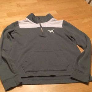 PINK half-zip pullover